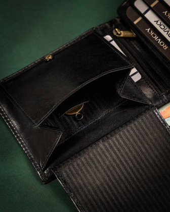 Duzy portfel meski ze skory naturalnej