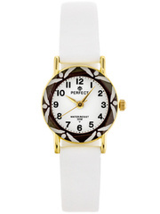 ZEGAREK DZIECIĘCY PERFECT L248 - KOMUNIJNY - biały (zp968f)