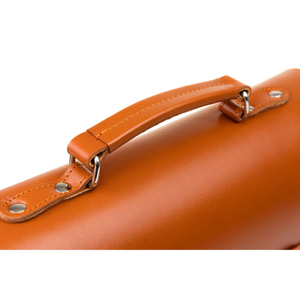 TECZKA SKÓRZANA 2W1 KEMER VOOC Vintage P112 CZARNA