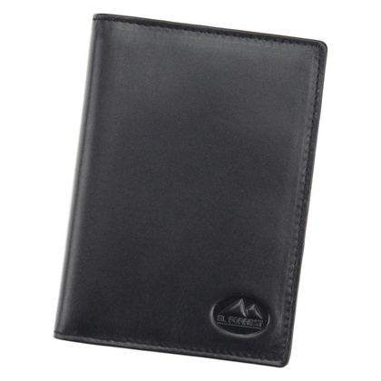 Etui na dokumenty skórzane 879-47 RFID Czarny