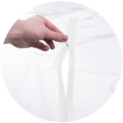 Moskitiera siatka na okno dachowe owady komary biała 120x140 cm