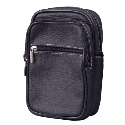 Torba skórzana KEMER T003 Czarna - min. zamówienie 20 / 50 / 100 szt.