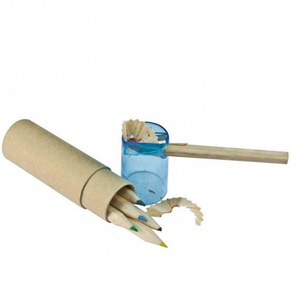 Kredki drewniane BECKY Brązowe