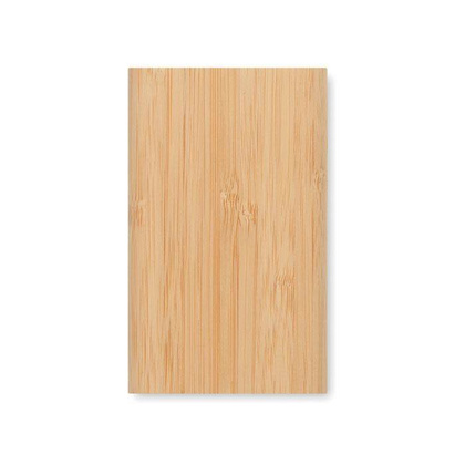 Bambusowy power bank 4000 mAh