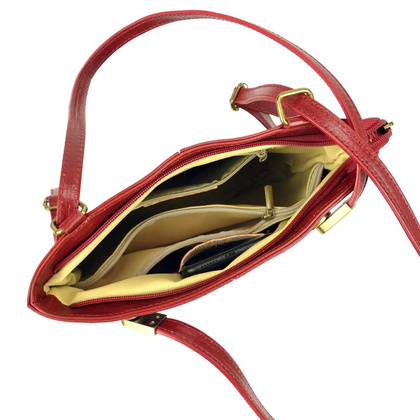 Portfel damski skórzany PELLUCCI 035 Czerwony