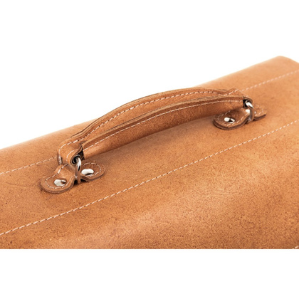 BIG torba biznesowa skórzana KEMER VOOC TC12 Camel Edycja Limitowana