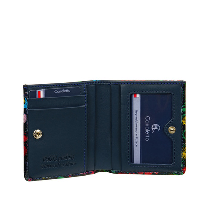 Mały portfel damski BajuBaj z kolorowej skóry naturalnej – elegancja i praktyczność PD1031s169