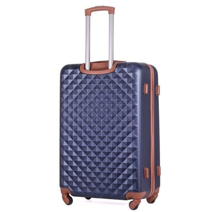 Średnia walizka KEMER SOLIER 190 Granatowa - min. zamówienie 20 / 50 / 100 szt.