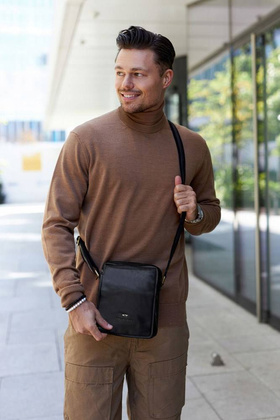 Listonoszka męska ze skóry naturalnej Peterson