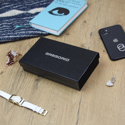 Portfel damski skórzany PELLUCCI GF115 Niebieski