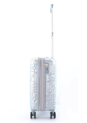 Walizka mała kabinowa ELLE Alors srebrna