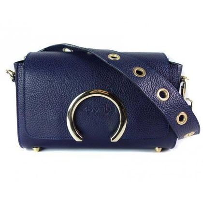 Listonoszka La Bomba złote okucia Granatowa LB134BS