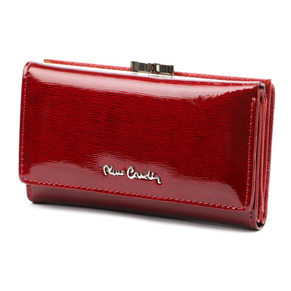 Portfel damski skórzany PIERRE CARDIN 05 LINE 108 Fioletowy