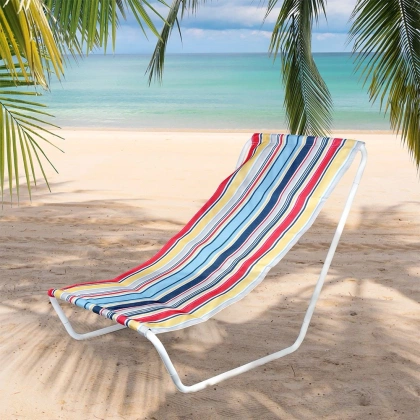 Leżak plażowy składany