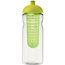 Bidon H2O Base® z wypukłym wieczkiem o pojemności 650 ml z możliwością przyrządzania wody smakowej