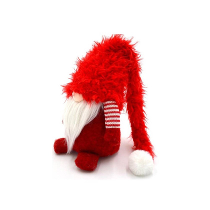 Duży skrzat z futrzaną czapą 20x18x86CM