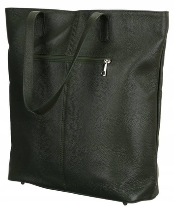 Shopperka damska z frędzlami Rovicky Zielona