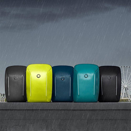 Walizka Delsey Securain Miejski turkusowy plecak na laptopa 16"