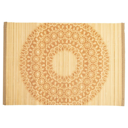 Mata kuchenna na stół bambusowa zwijana mandala 30x45 cm