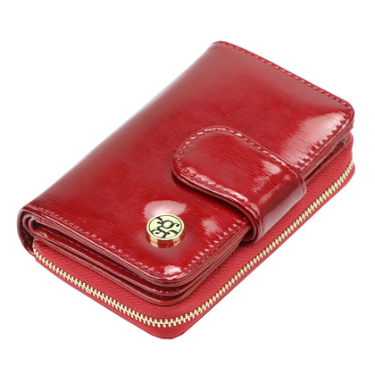 Portfel damski skórzany PELLUCCI NL-115 czerwony