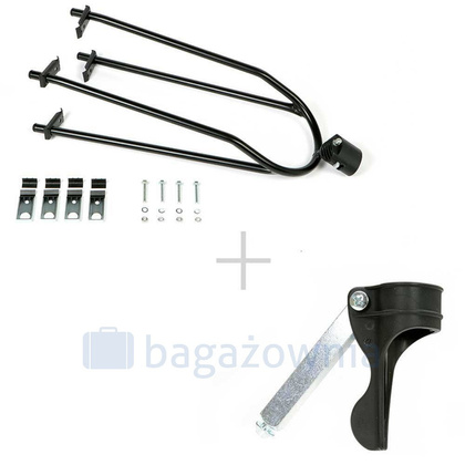 Zestaw mocujący wózek do bagażnika roweru ANDERSEN (R1+SH-2) 6-215-80/6-115-80