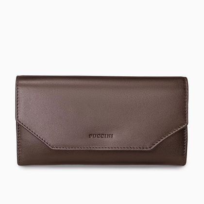Portfel damski skórzany PUCCINI VULCANO VC92519 2 Brązowy