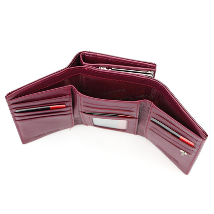 Portfel damski skórzany PIERRE CARDIN 05 LINE 108 Fioletowy