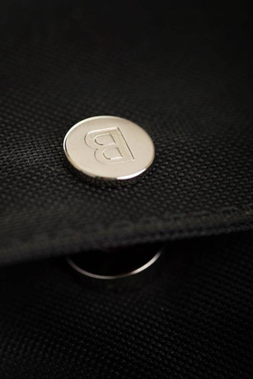 Czarna casual męska torba na ramię BRØDRENE ML15 Kolor wnętrza: Czerwony - min. zamówienie 20 / 50 / 100 szt.