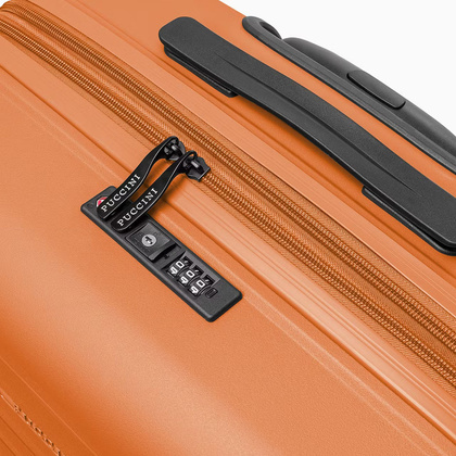 Duża walizka PUCCINI SEOUL PP028A 9 Pomarańczowa
