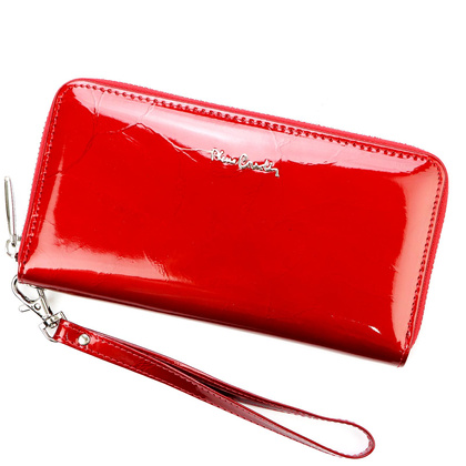 Pierre Cardin Duży skórzany portfel damski