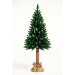 CHOINKA NA PNIU Z SOSNY, SZTUCZNA jak żywa ŚWIERK 180 CM GĘSTA OŚNIEŻONA CHO09