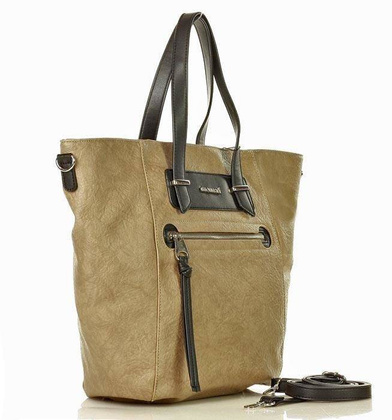 MONNARI Stylowa torebka miejska beżowy - min. zamówienie 20 / 50 / 100 szt.