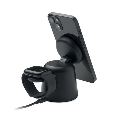 Ładowarka bezprzew 3 w 1, 15 W