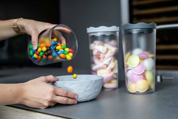 Pojemnik na żywność Prince L 1l organic grey 3069670