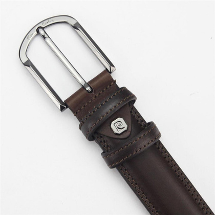 Pasek męski skórzany PIERRE CARDIN PSN 6205 Niebieski