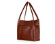 Skórzana torba damska shopper Vitoria FL18 brązowa vintage - min. zamówienie 20 / 50 / 100 szt.