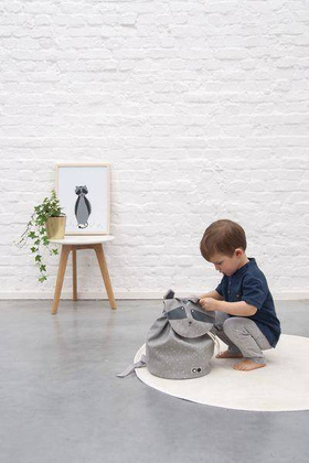 Mr.Raccoon Plecaczek 23 x 30 cm Szary