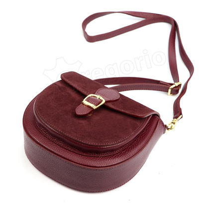 Torebka damska skórzana 25-045 Czarny