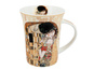 Kubek - G. Klimt, Pocałunek, kremowe tło (CARMANI)