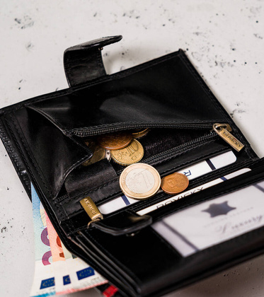 Elegancki portfel meski z wysokojakosciowej skory naturalnej