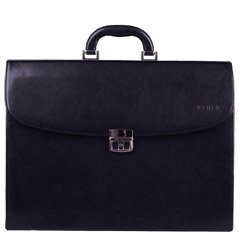 Teczka męska skórzana KEMER B 809/DW Czarna