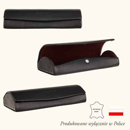 Etui na okulary Canaletto z naturalnej skóry licowej E107s147