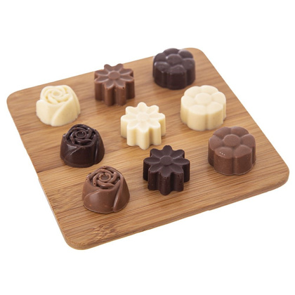 Forma silikonowa do pieczenia ciastek pralin czekoladek ciasteczek na praliny 30 sztuk