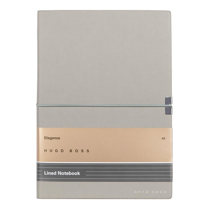 Notatnik Hugo Boss A5 Elegance Storyline Grey Lined