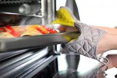 Rękawica kuchenna Livio szaro-żółta