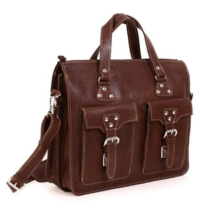 Torba aktówka skórzana KEMER VOOC TC9 Brąz