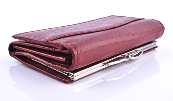 Portfel damski skórzany KEMER P15 Bordowy - min. zamówienie 20 / 50 / 100 szt.