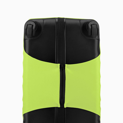 Elastyczny pokrowiec na małą walizkę PUCCINI PBC 6F Limonkowy