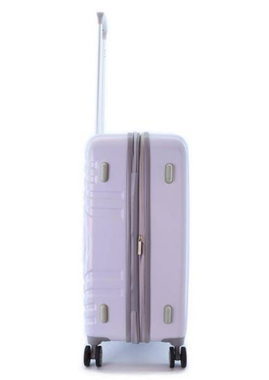 Walizka średnia ELLE Debossed lilowa