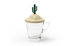 Kubek z podstawką Summer beżowy 10316-CR-GN